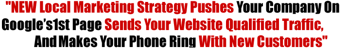 Solid Marketing Strategies Local Internet Marketing Program (916)473-7400